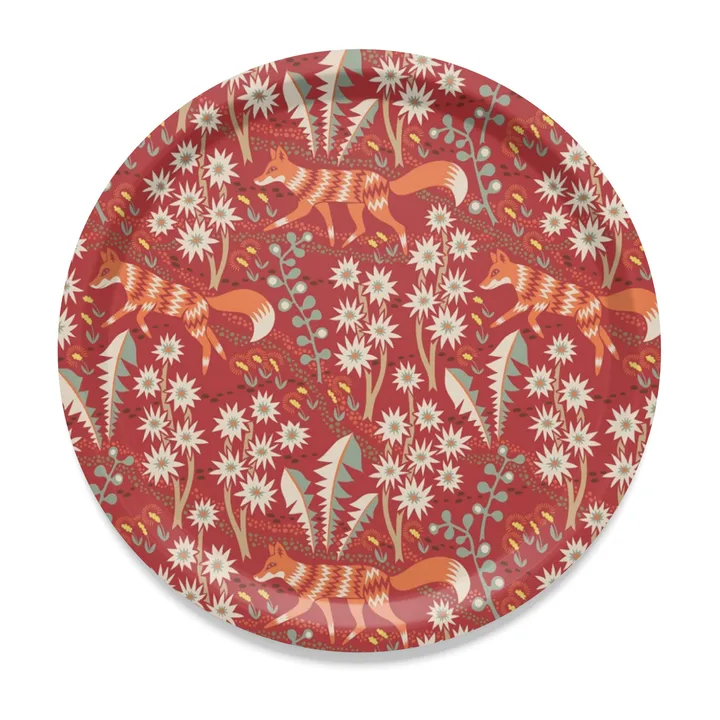 Stjärnspeja 托盘 Ø38cm - 红色 - Arvidssons Textil