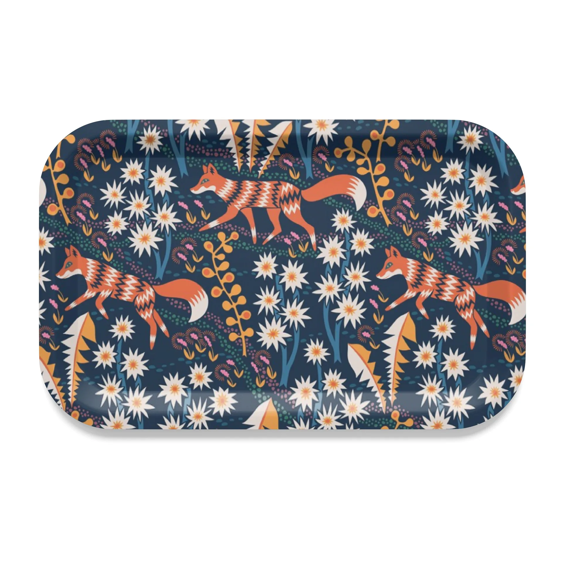 Stjärnspeja tray 21x31 cm, Dark 蓝色 Arvidssons Textil