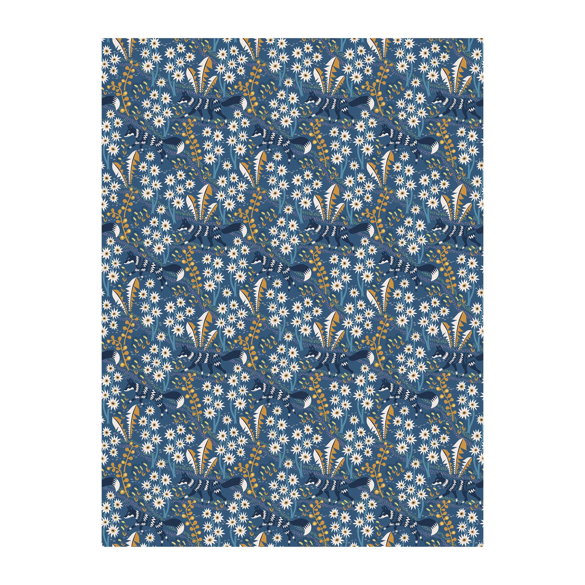Stjärnspeja 油布, 蓝色 Arvidssons Textil