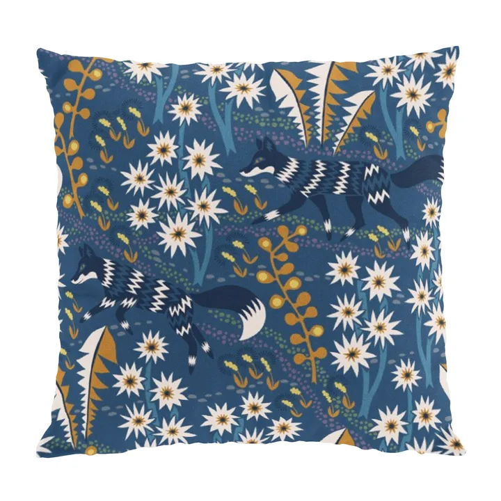 Stjärnspeja靠垫套47x47cm - 蓝色 - Arvidssons Textil