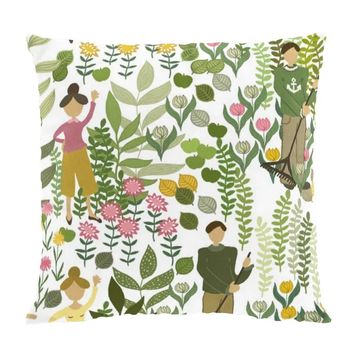 Trädgård 靠垫套47x47cm - 绿色 - Arvidssons Textil