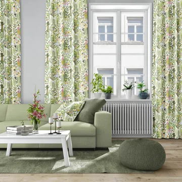Trädgård 靠垫套47x47cm - 绿色 - Arvidssons Textil