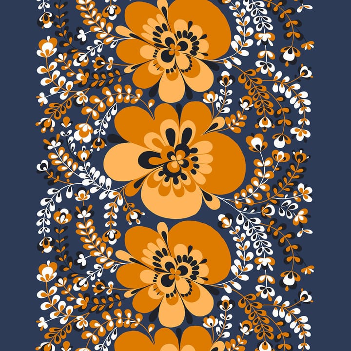 Vivoaka oilcloth - 橘色-蓝色 - Arvidssons Textil