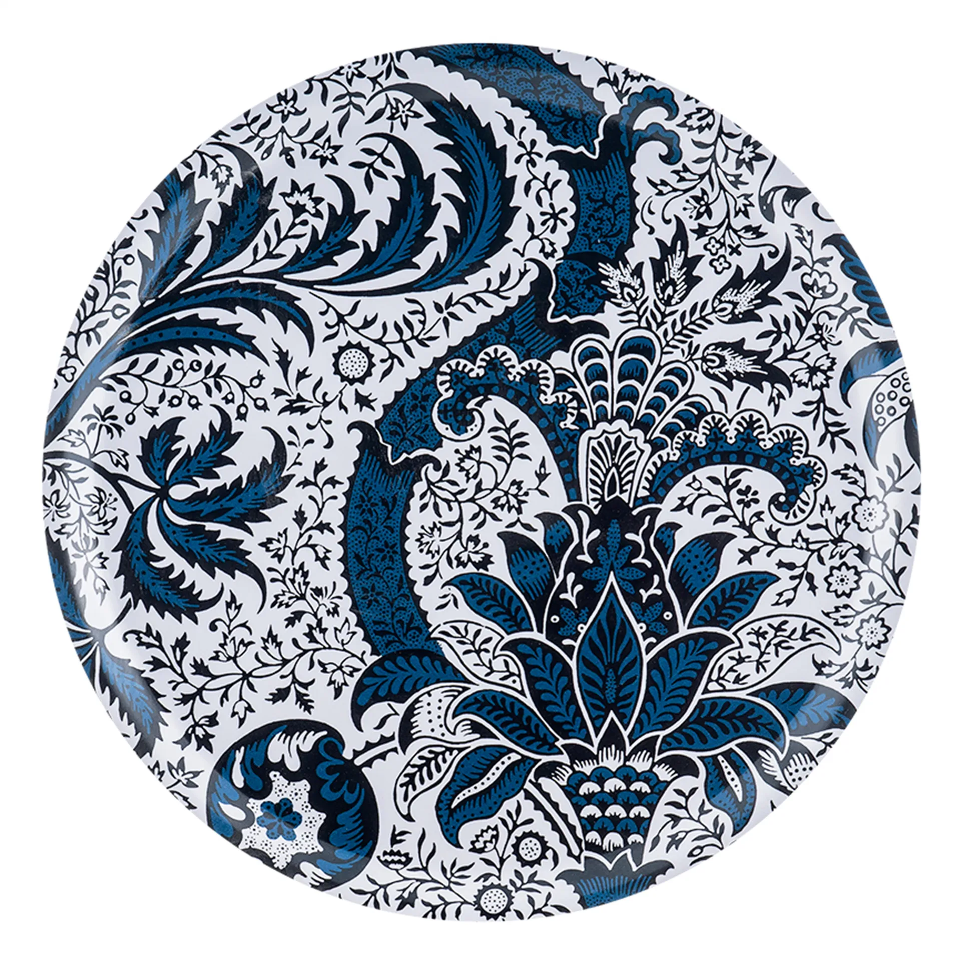 Indian Indigo 托盘, Ø 38 cm Åry Home