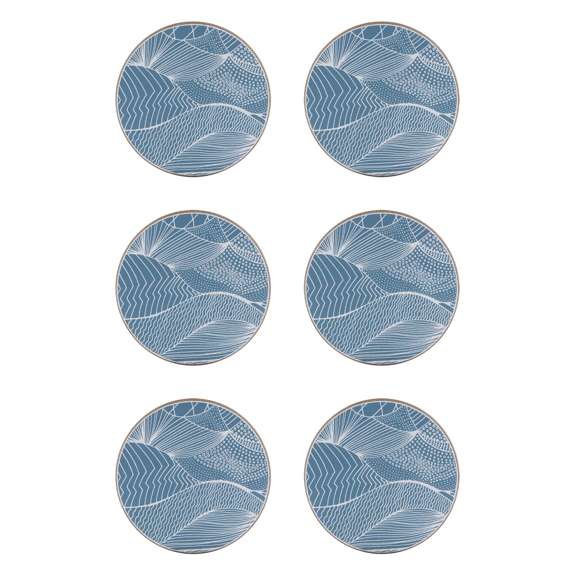 Japanese Landscape coaster 六件套装, Ocean Åry Home
