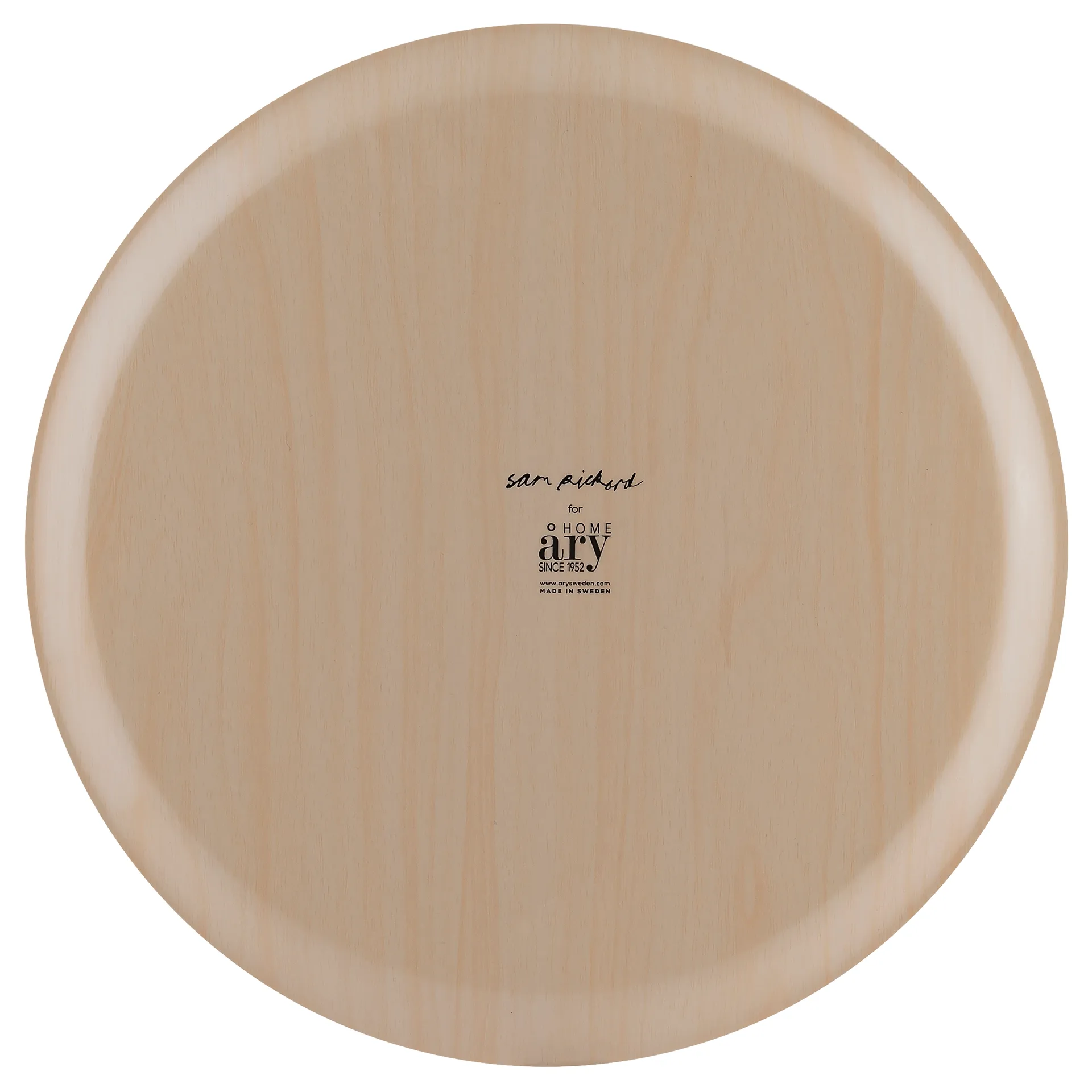 Pine Cone 托盘 Ø 38 cm, Cotton 白色 Åry Home