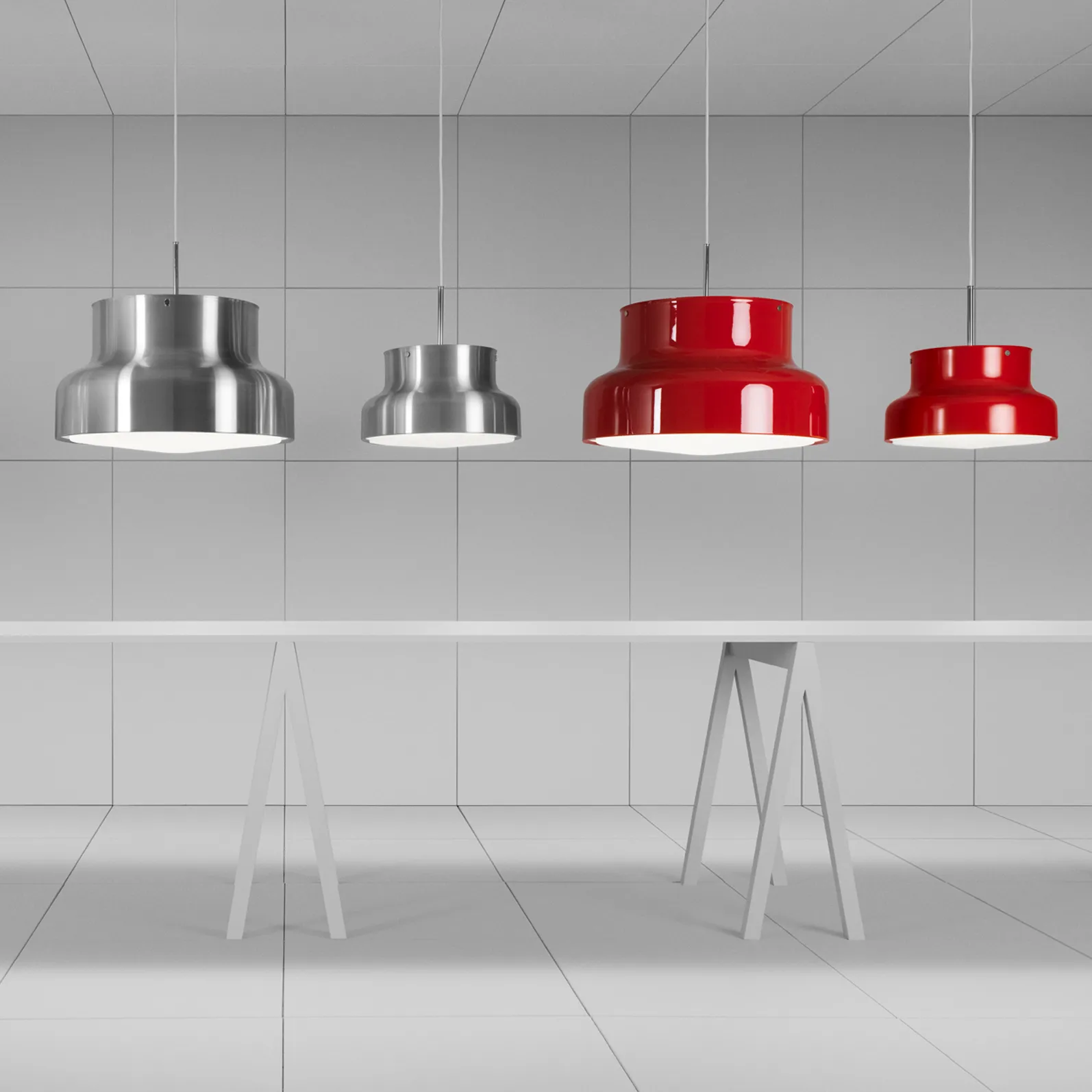 Bumling 灯 400 mm, 红色 Ateljé Lyktan