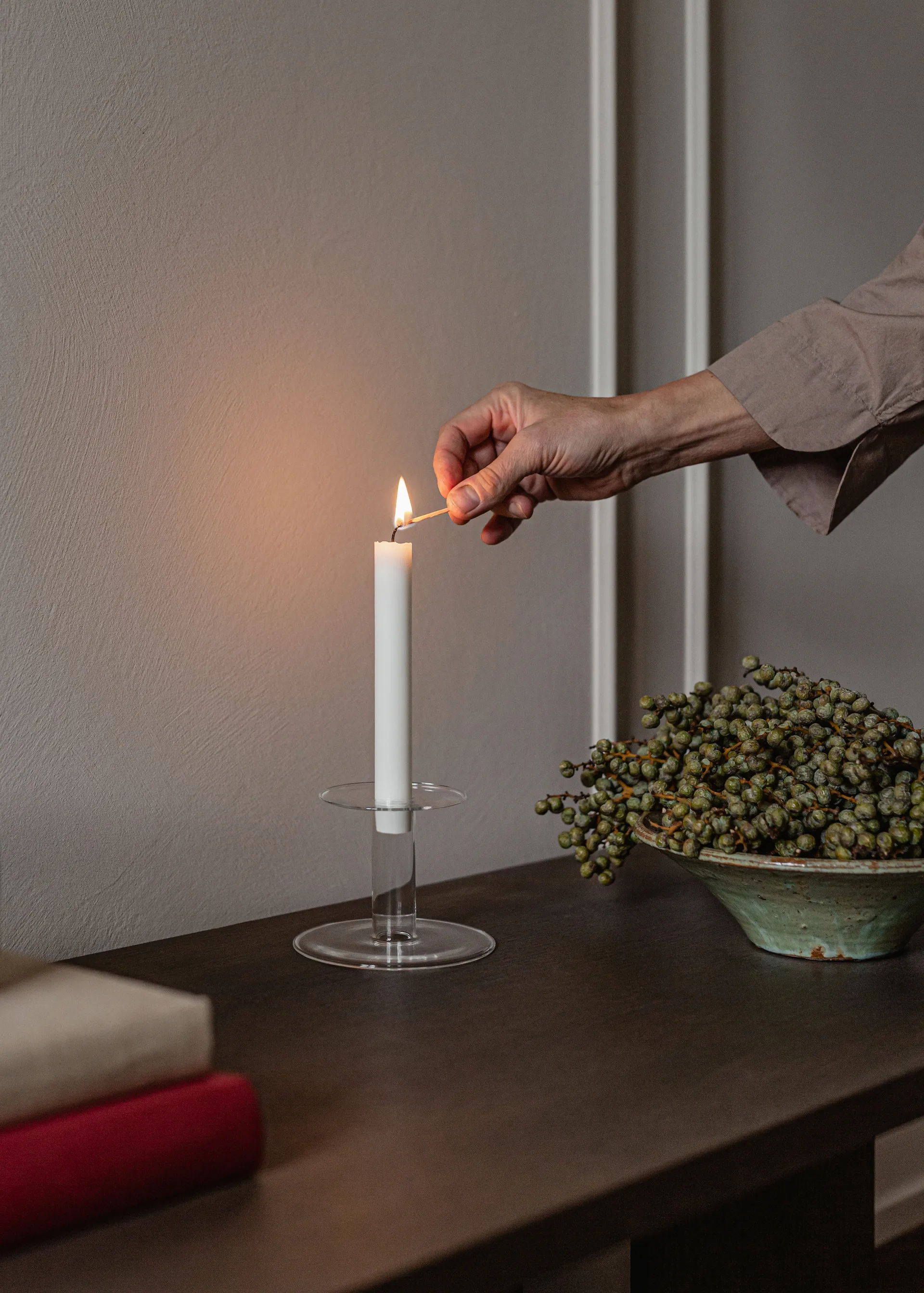 Abacus 烛台 8.5 cm, 透明 Audo Copenhagen