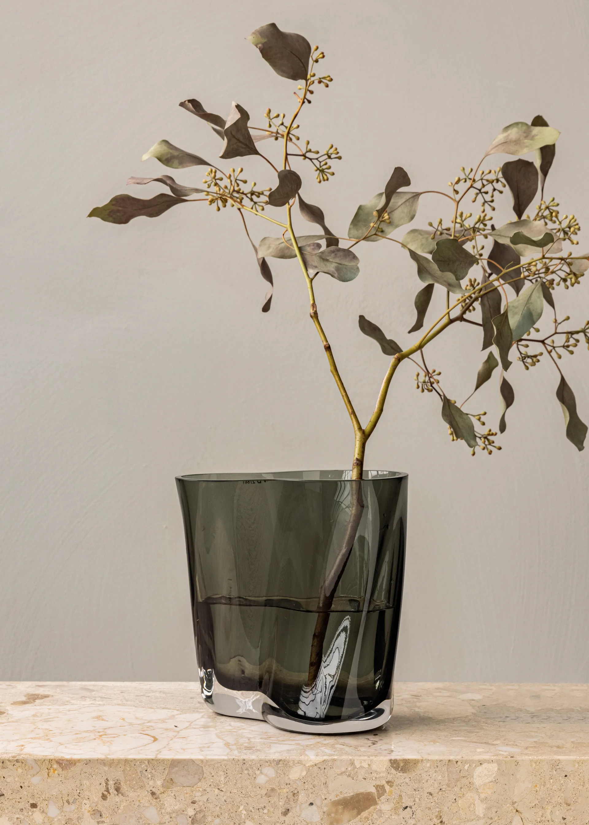 Aer 花瓶19cm, 烟灰色 Audo Copenhagen