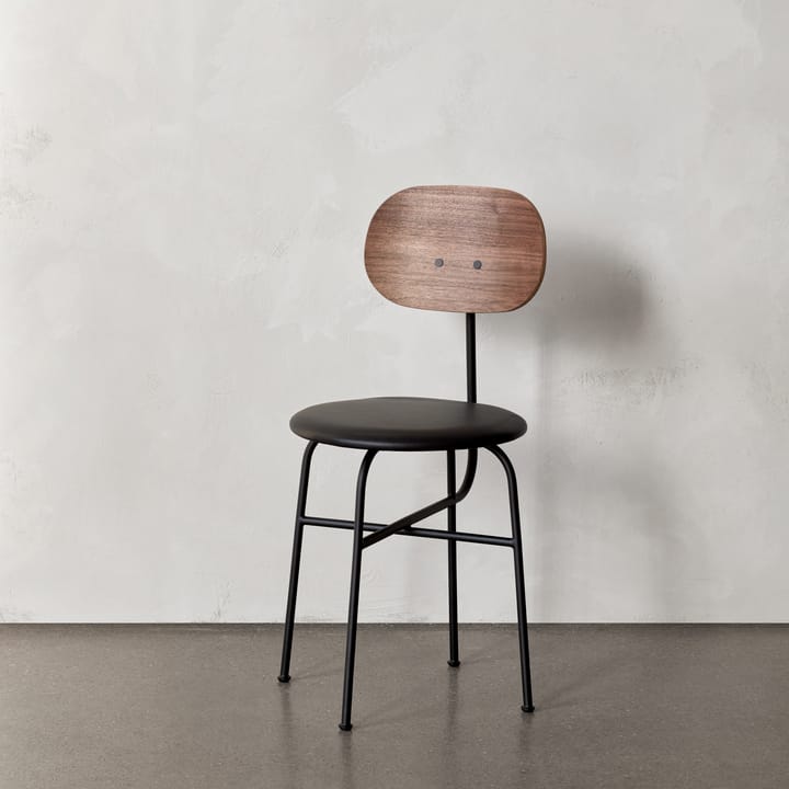 Afteroom 椅子 黑色椅子腿 织物座椅 - 胡桃木-20296 漆黑 - Audo Copenhagen