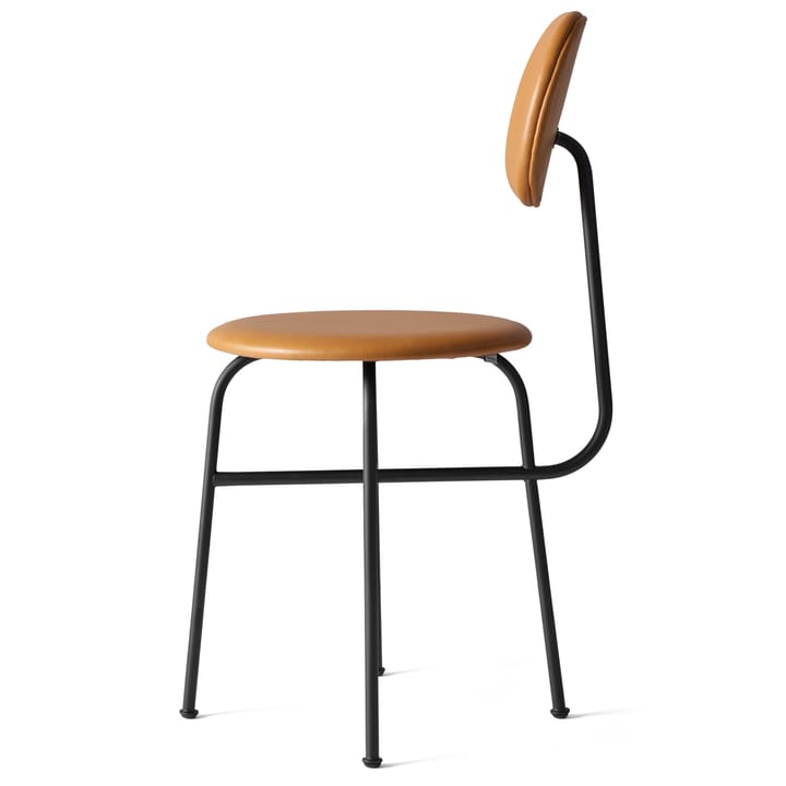 Afteroom 椅子 black legs leather seat, dakar 0250 Audo Copenhagen