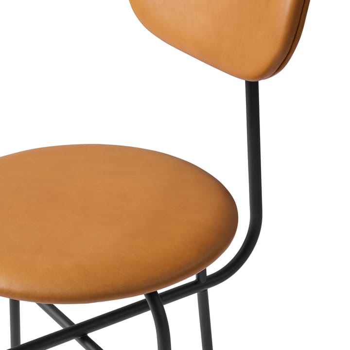 Afteroom 椅子 black legs leather seat, dakar 0250 Audo Copenhagen