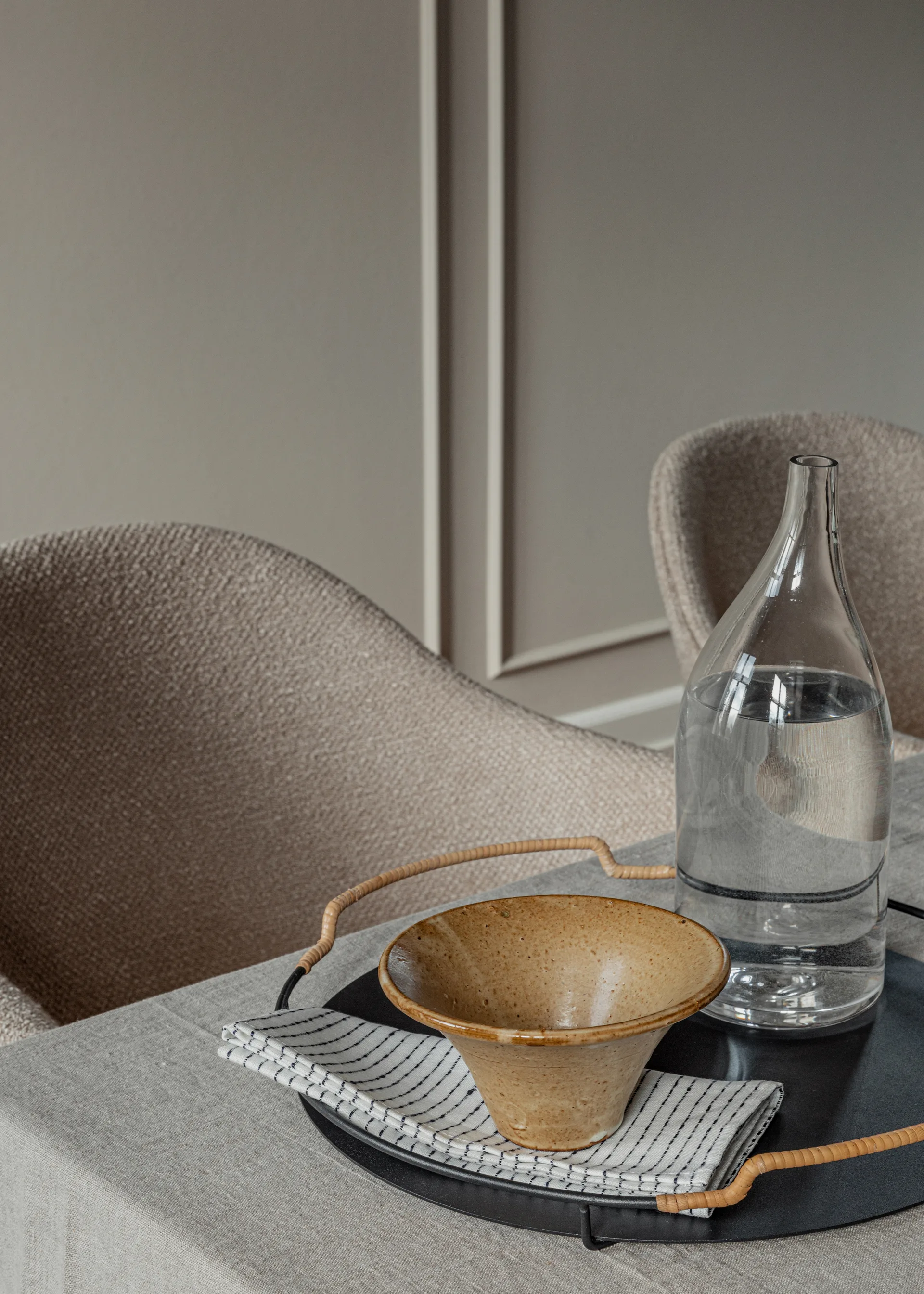 Balcony 托盘 Ø36.5 cm, 黑色 Audo Copenhagen