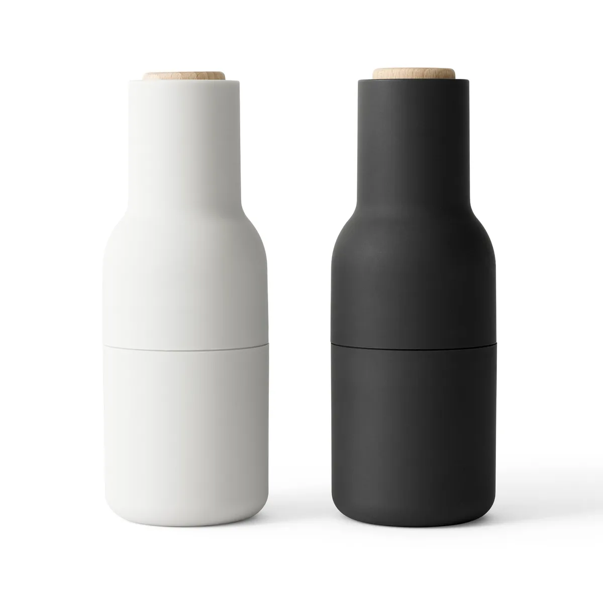 Bottle Grinder 香料研磨器 2个装, 梣木碳色_山毛榉木盖 Audo Copenhagen
