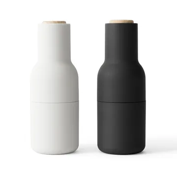 Bottle Grinder 香料研磨器 2个装 - 梣木碳色_山毛榉木盖 - Audo Copenhagen