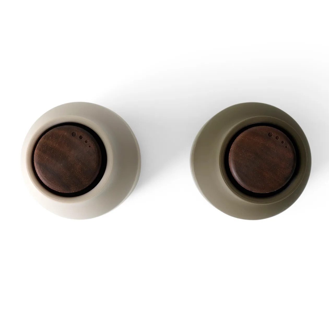 Bottle Grinder 香料研磨器 2个装, 狩猎绿_米色_胡桃木 Audo Copenhagen