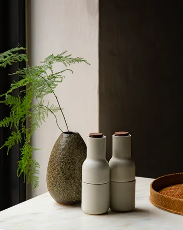 Bottle Grinder 香料研磨器 2个装 - 狩猎绿_米色_胡桃木 - Audo Copenhagen