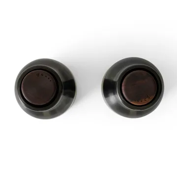 Bottle Grinder 金属香料研磨器 2个装 - 古铜色黄铜_胡桃木盖 - Audo Copenhagen
