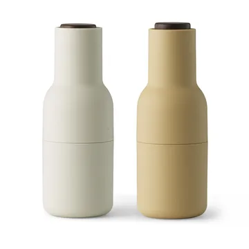 Bottle Grinder 香料研磨器 2个装 - 大麦色_胡桃木 - Audo Copenhagen