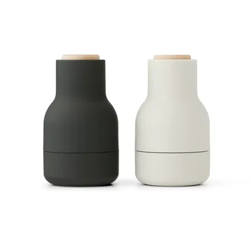 Bottle Grinder 香料研磨器 小型 2件装 - 白蜡木_碳色_山毛榉木 - Audo Copenhagen