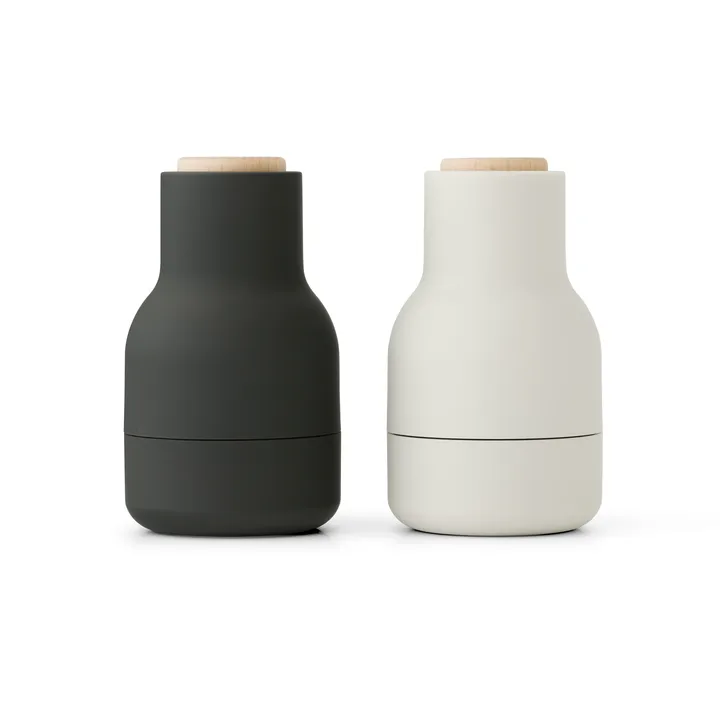 Bottle Grinder 香料研磨器 小型 2件装 - 白蜡木_碳色_山毛榉木 - Audo Copenhagen