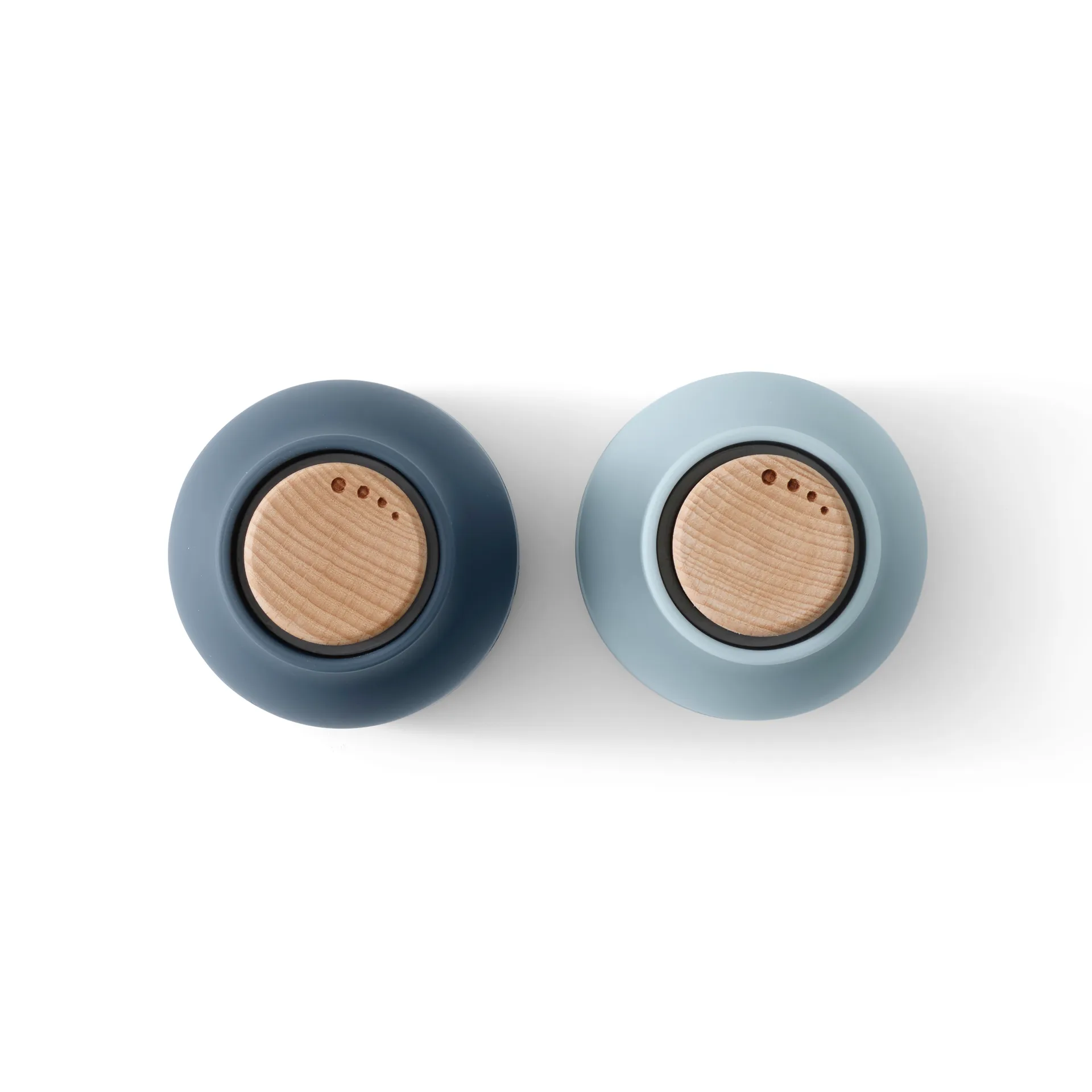 Bottle Grinder small 调料研磨瓶两件套装, 蓝色 (山毛榉木盖子) Audo Copenhagen