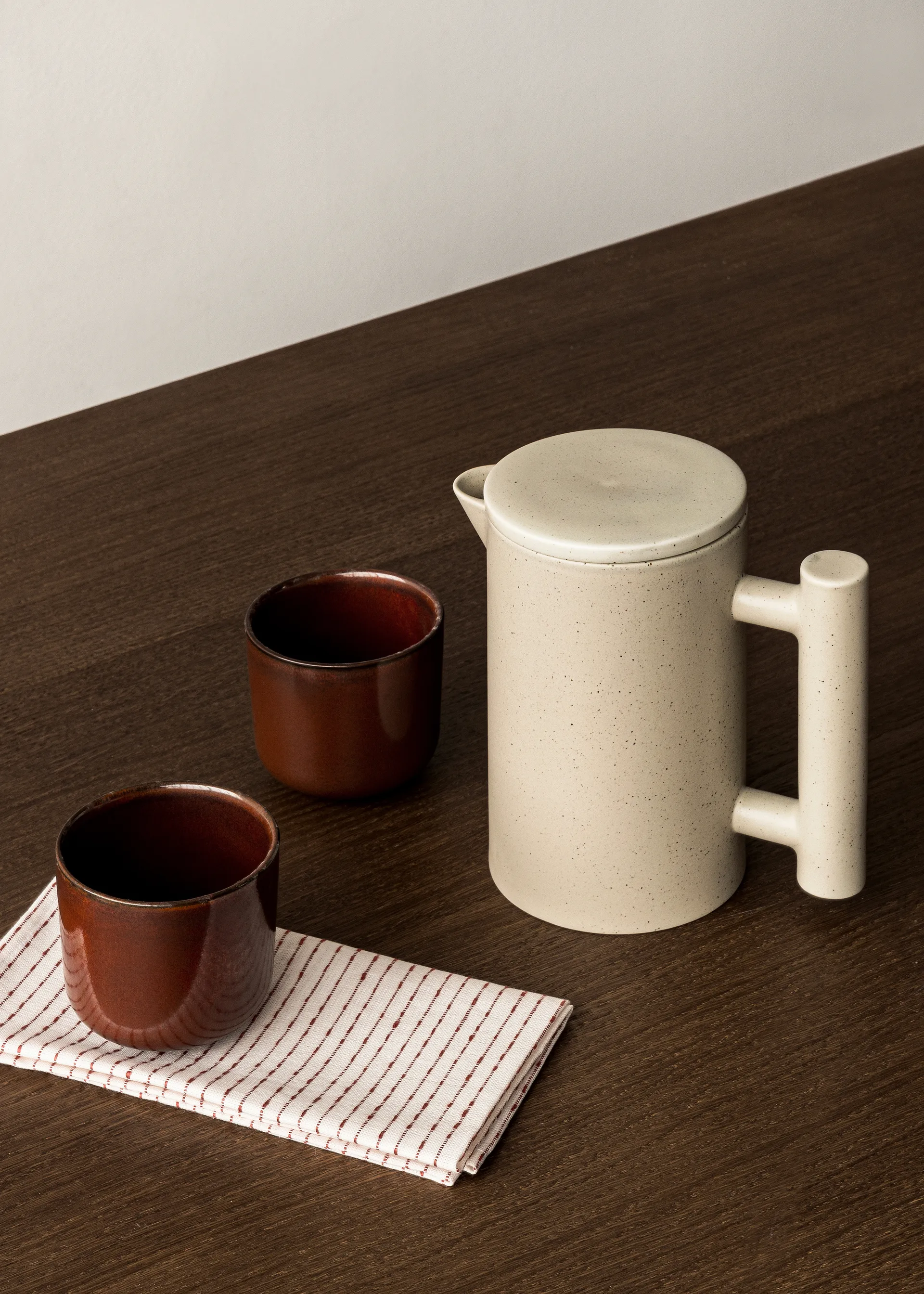 Byasa linen 餐巾纸 45x45 cm, Burnt sienna Audo Copenhagen