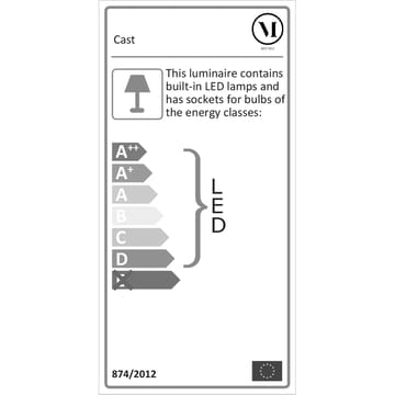 Cast shape 1 吊灯 - 黑色 - Audo Copenhagen