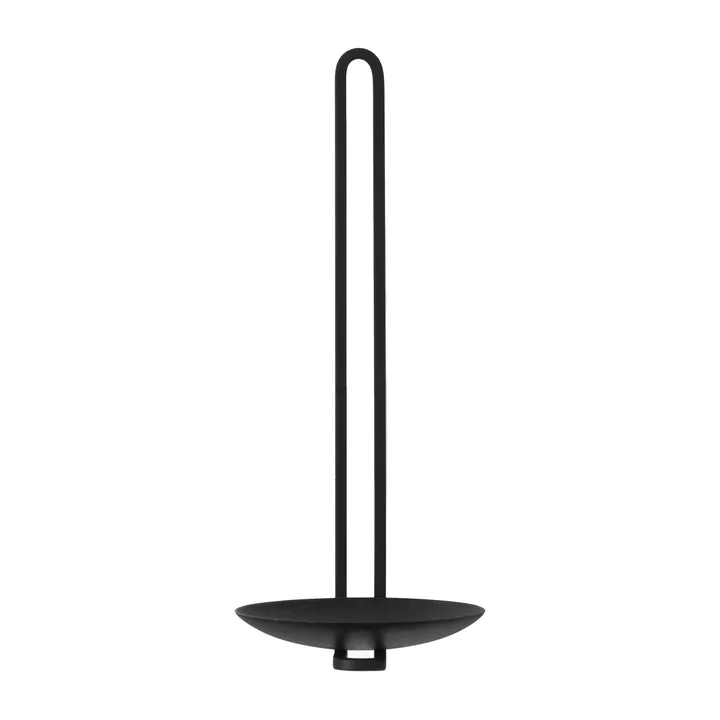 Clip 壁挂茶蜡座 20cm - 黑色 - Audo Copenhagen