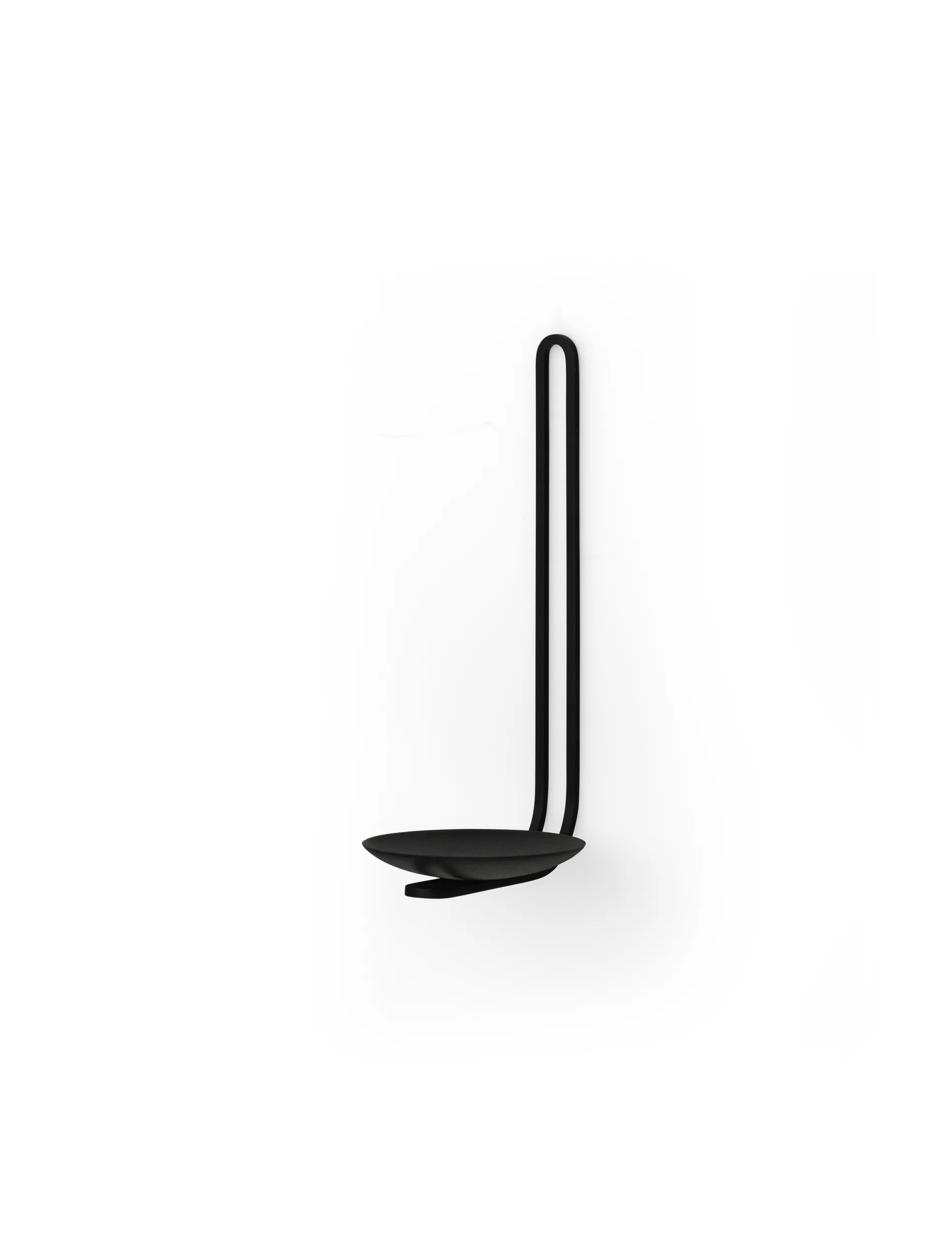 Clip 壁挂茶蜡座 20cm, 黑色 Audo Copenhagen