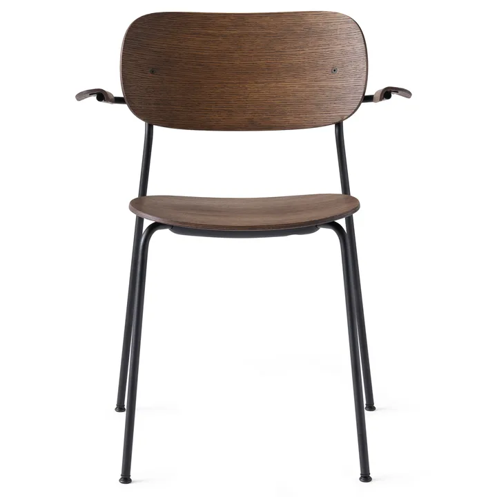Co Chair 带扶手餐椅 - 深色染色橡木 - Audo Copenhagen