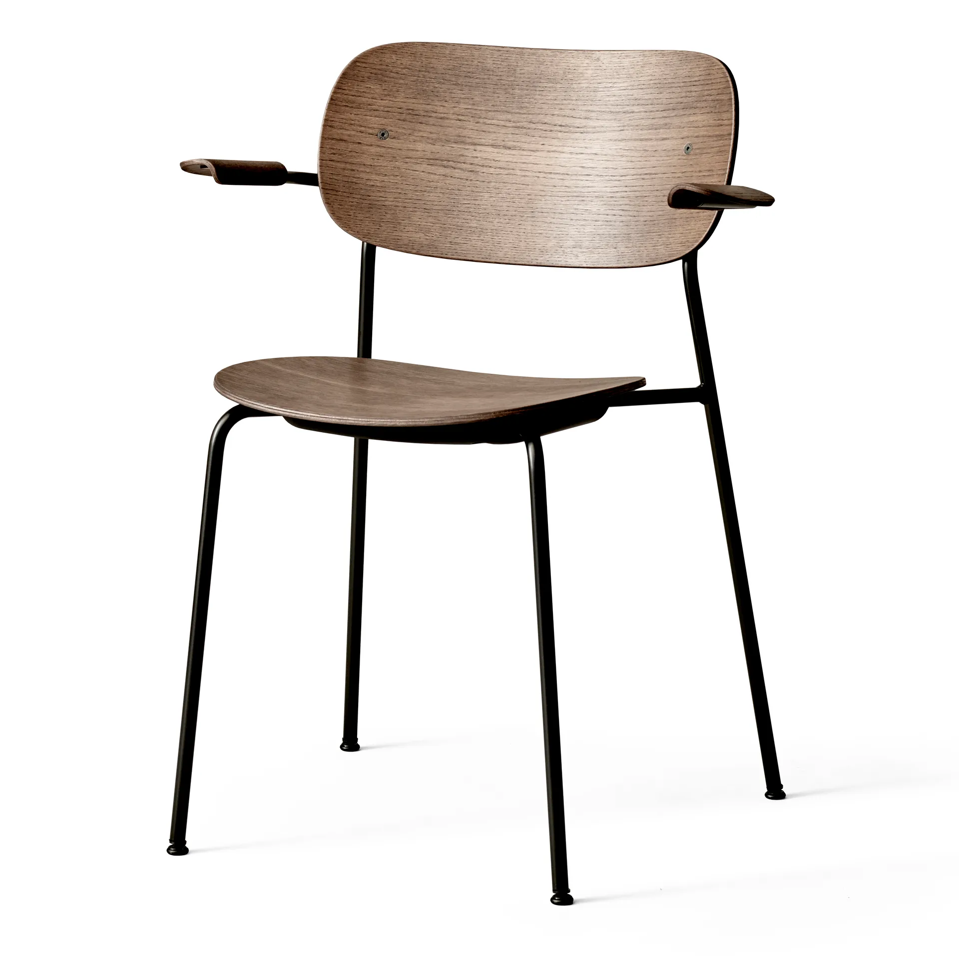 Co Chair 带扶手餐椅, 深色染色橡木 Audo Copenhagen