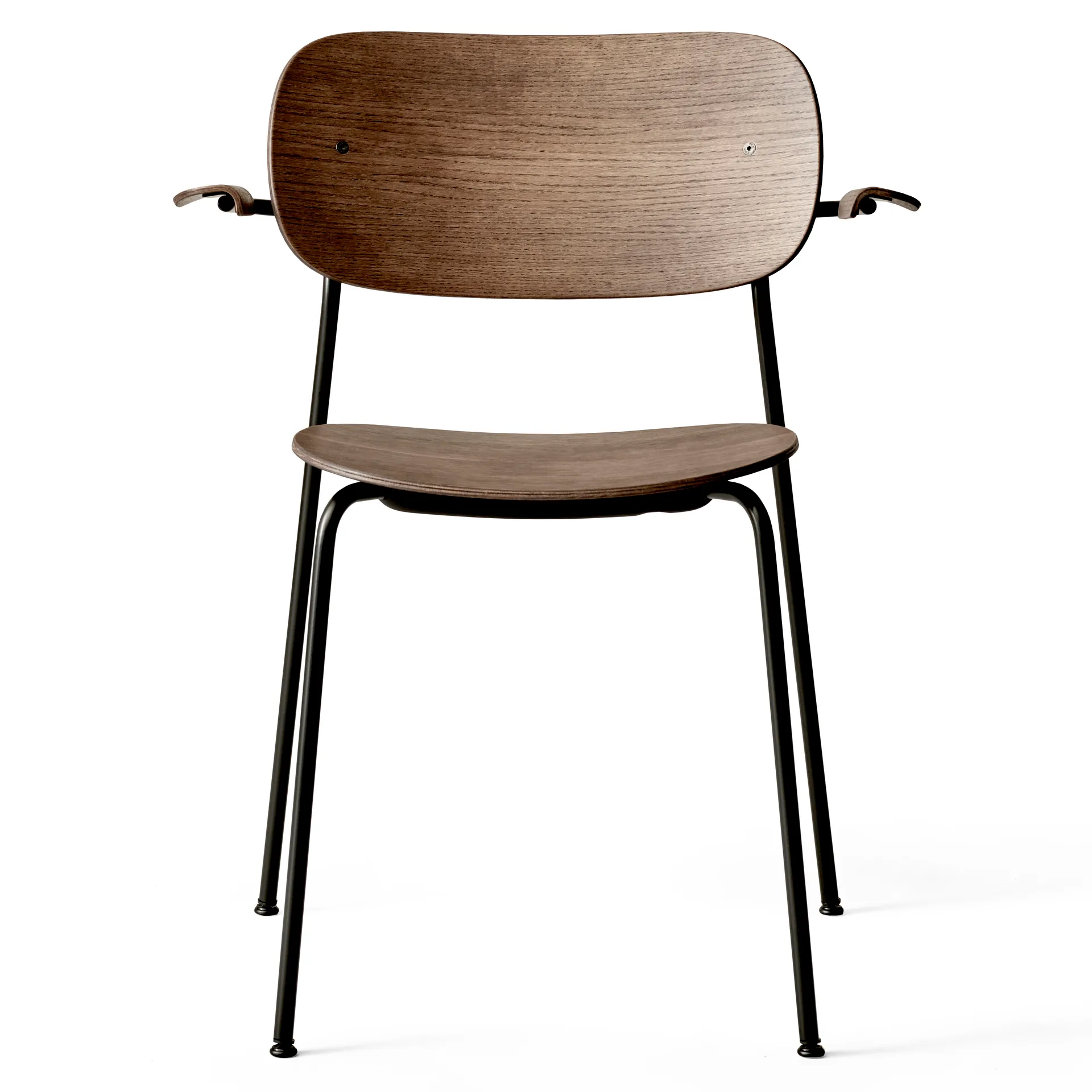 Co Chair 带扶手餐椅, 深色染色橡木 Audo Copenhagen