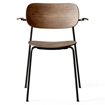 Co Chair 带扶手餐椅 - 深色染色橡木 - Audo Copenhagen