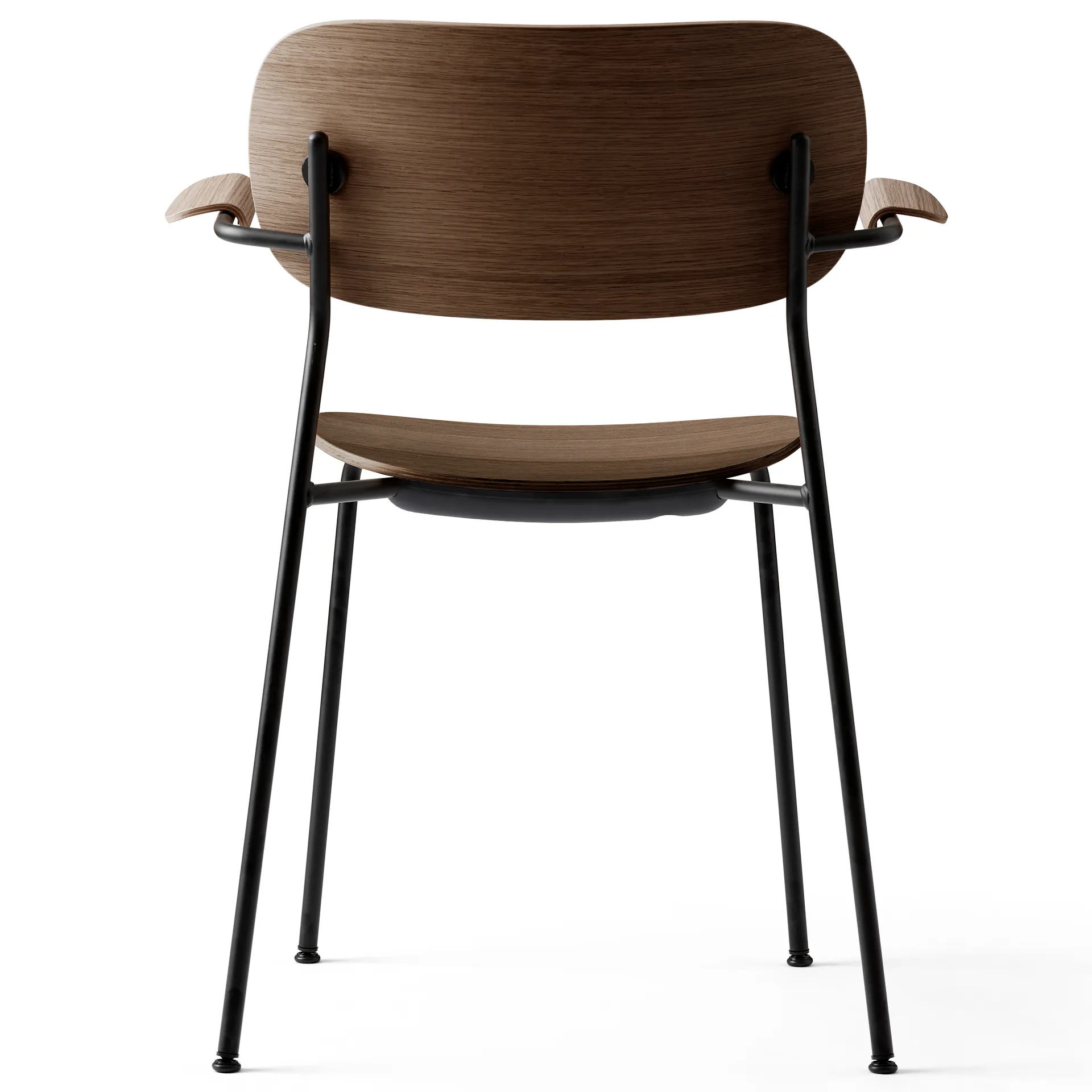 Co Chair 带扶手餐椅, 深色染色橡木 Audo Copenhagen