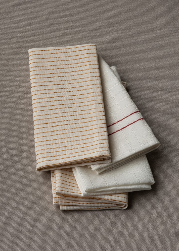 Cressida linen 餐巾纸 45x45 cm, Burnt 土黄赭 Audo Copenhagen