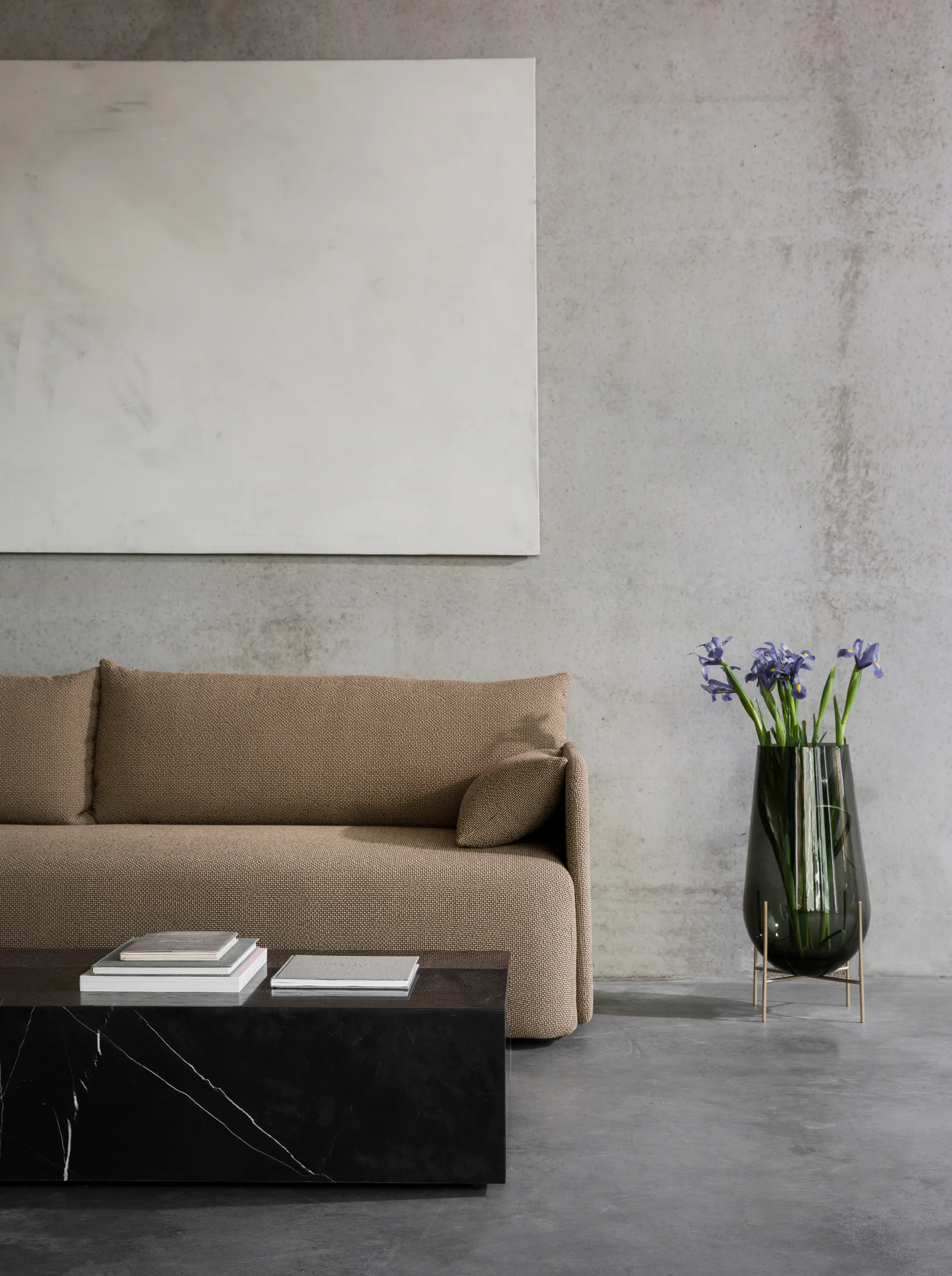 Echasse  花瓶, 烟熏色玻璃 Audo Copenhagen