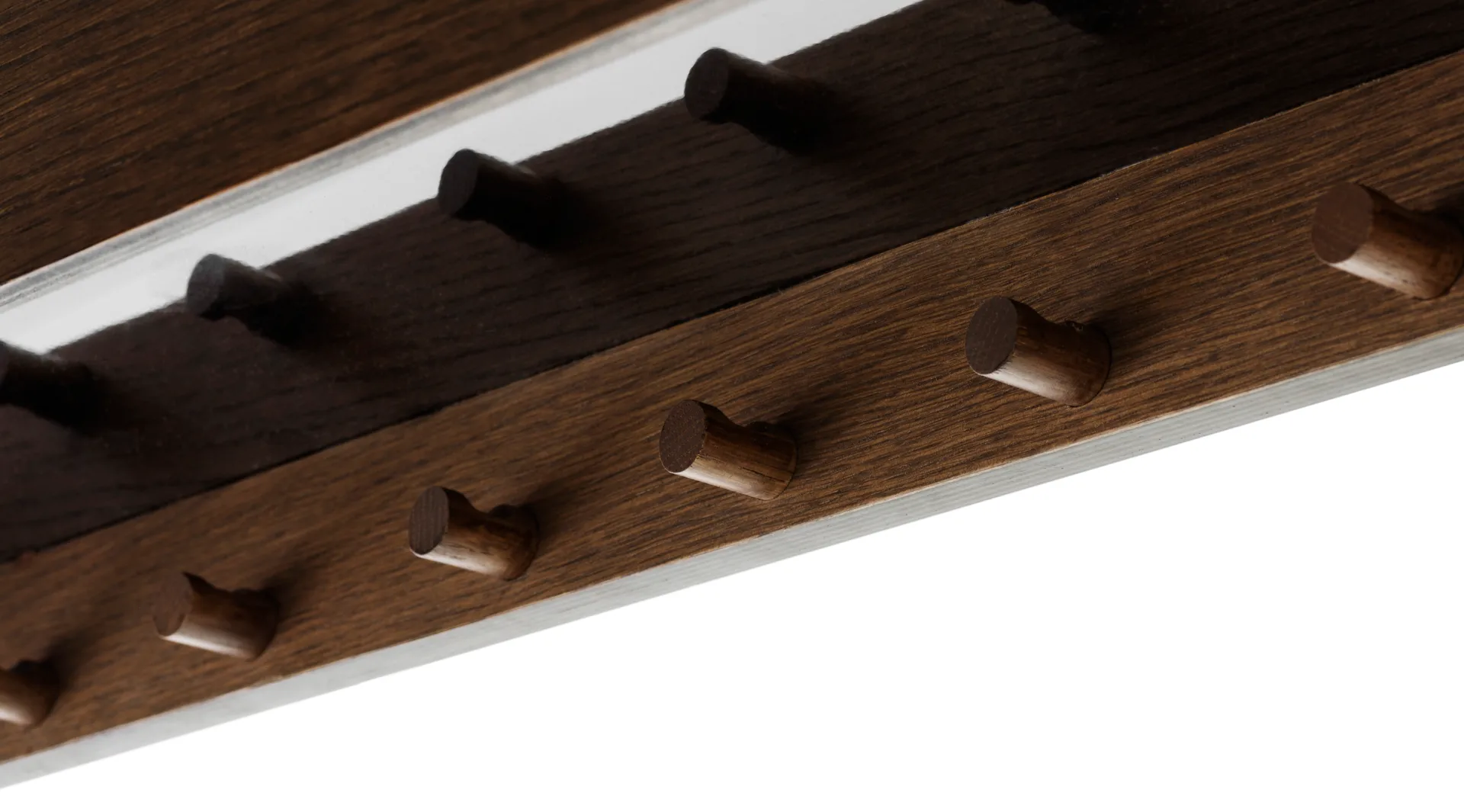 Epoch 带挂钩置物架 118cm, 深色染色橡木_黑色 Audo Copenhagen