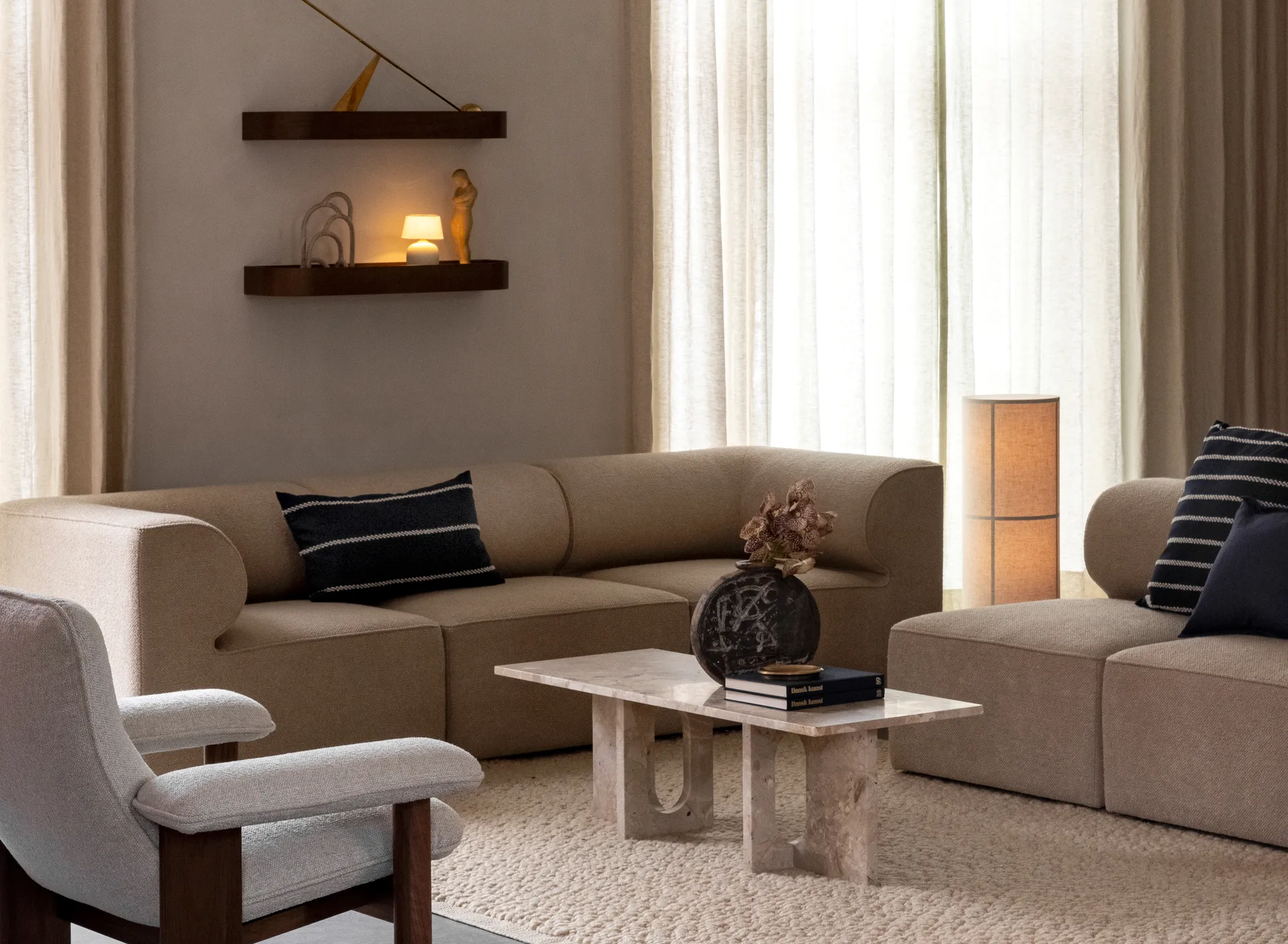 Epoch 书架/置物架 79 cm, 深色橡木 Audo Copenhagen