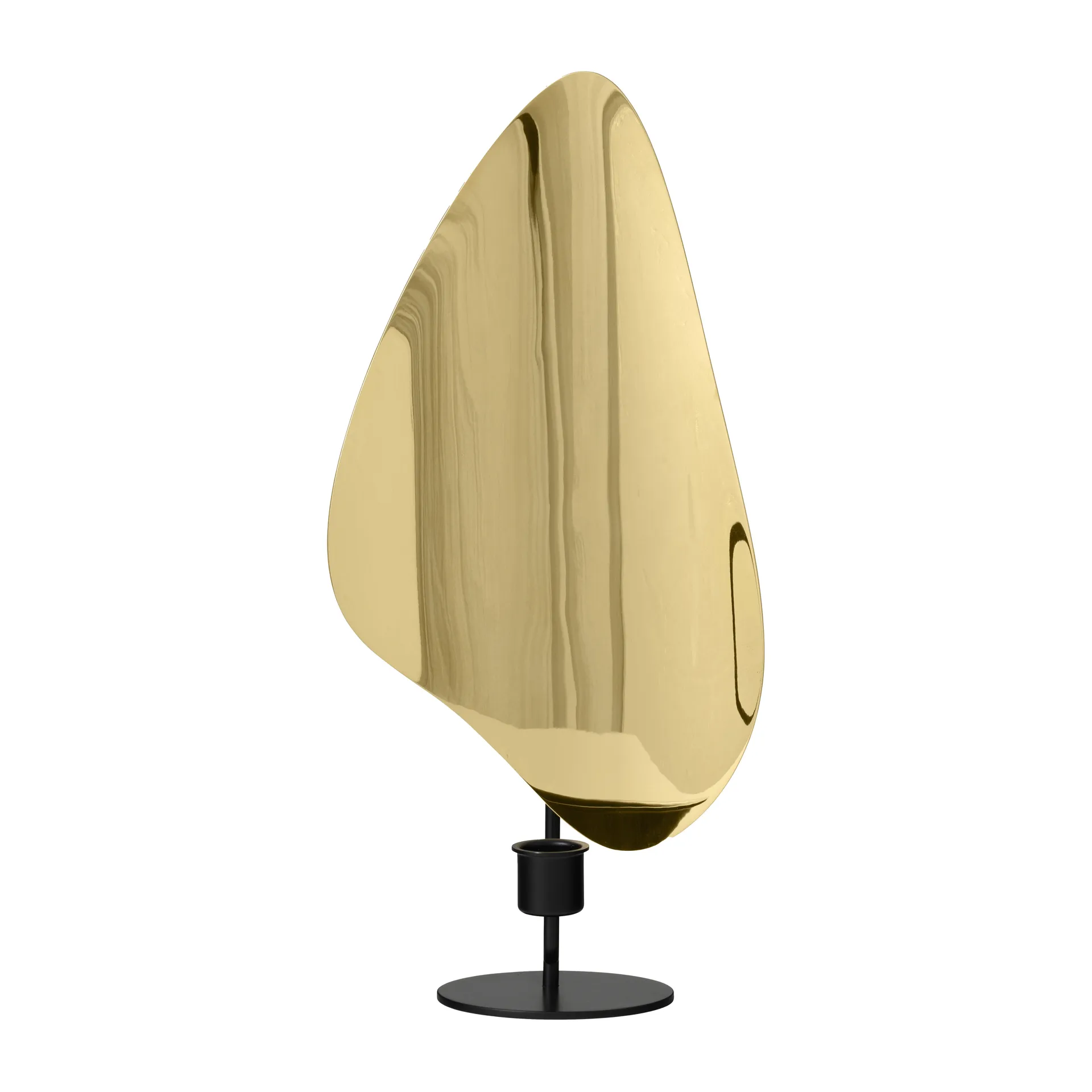 Flambeau 烛台 34 cm, 黑色-抛光黄铜色 Audo Copenhagen