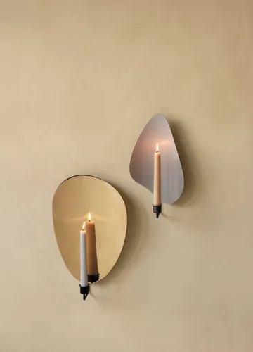 Flambeau 壁挂烛台 40cm - 亮面黑色黄铜 - Audo Copenhagen