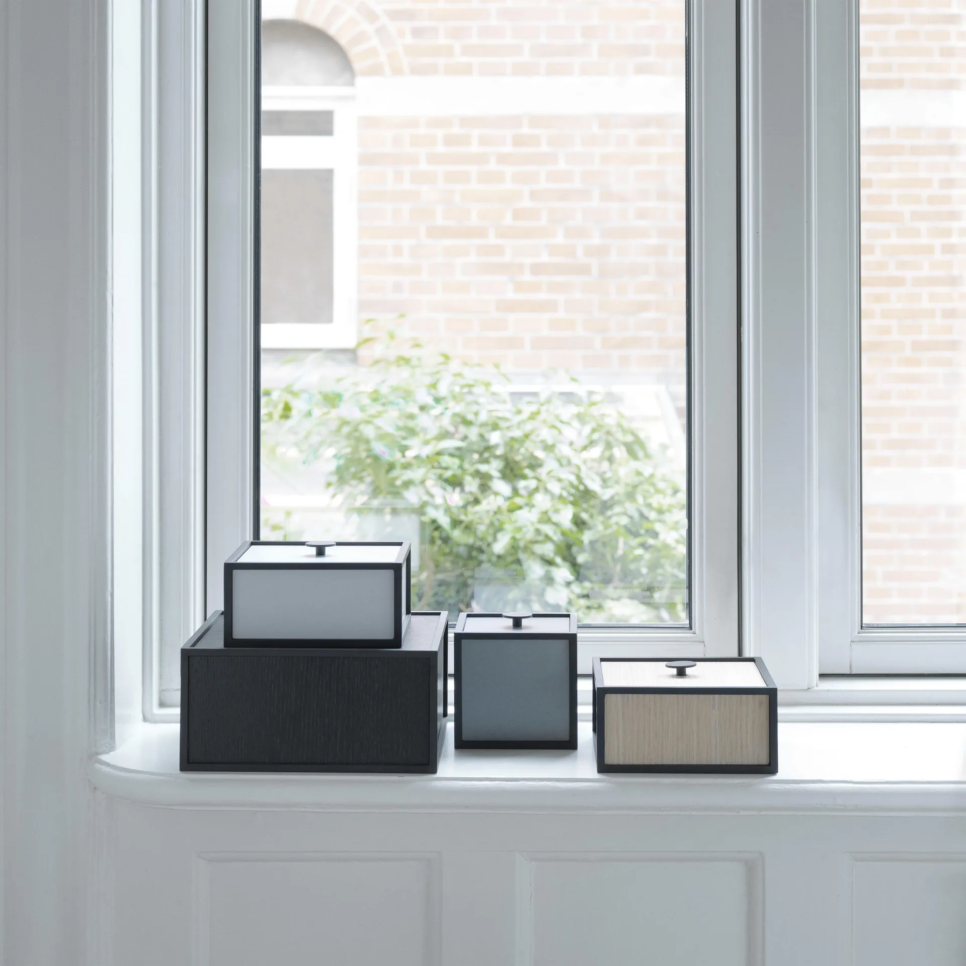 Frame 20cm 宽 带门收纳储物柜, 橡木 Audo Copenhagen