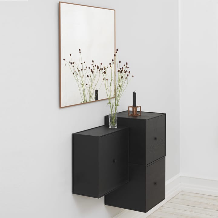Frame 42cm 宽 带门收纳储物柜, 黑灰 Audo Copenhagen
