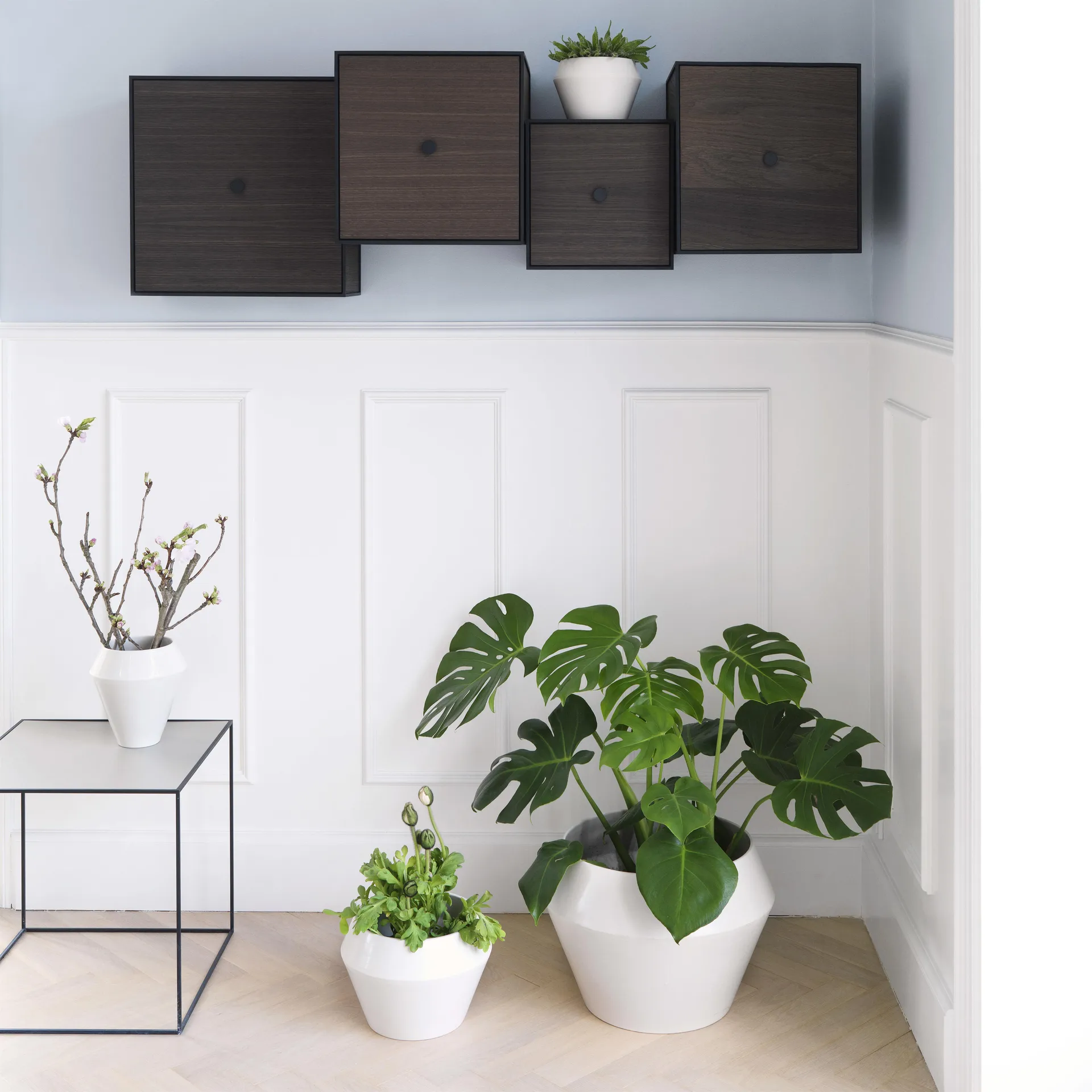 Frame 42cm 宽 带门收纳储物柜, 烟熏橡木 Audo Copenhagen