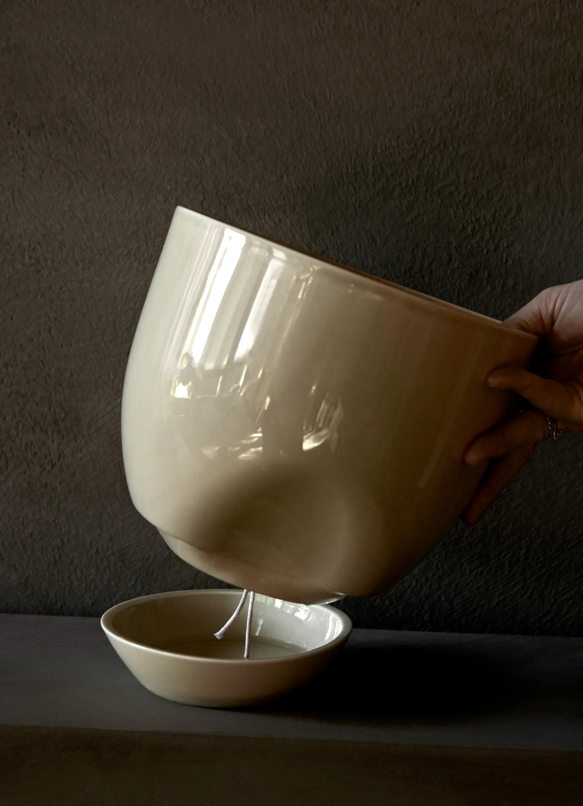 Hydrous 花盆  Ø20 cm, 灰白色 Audo Copenhagen