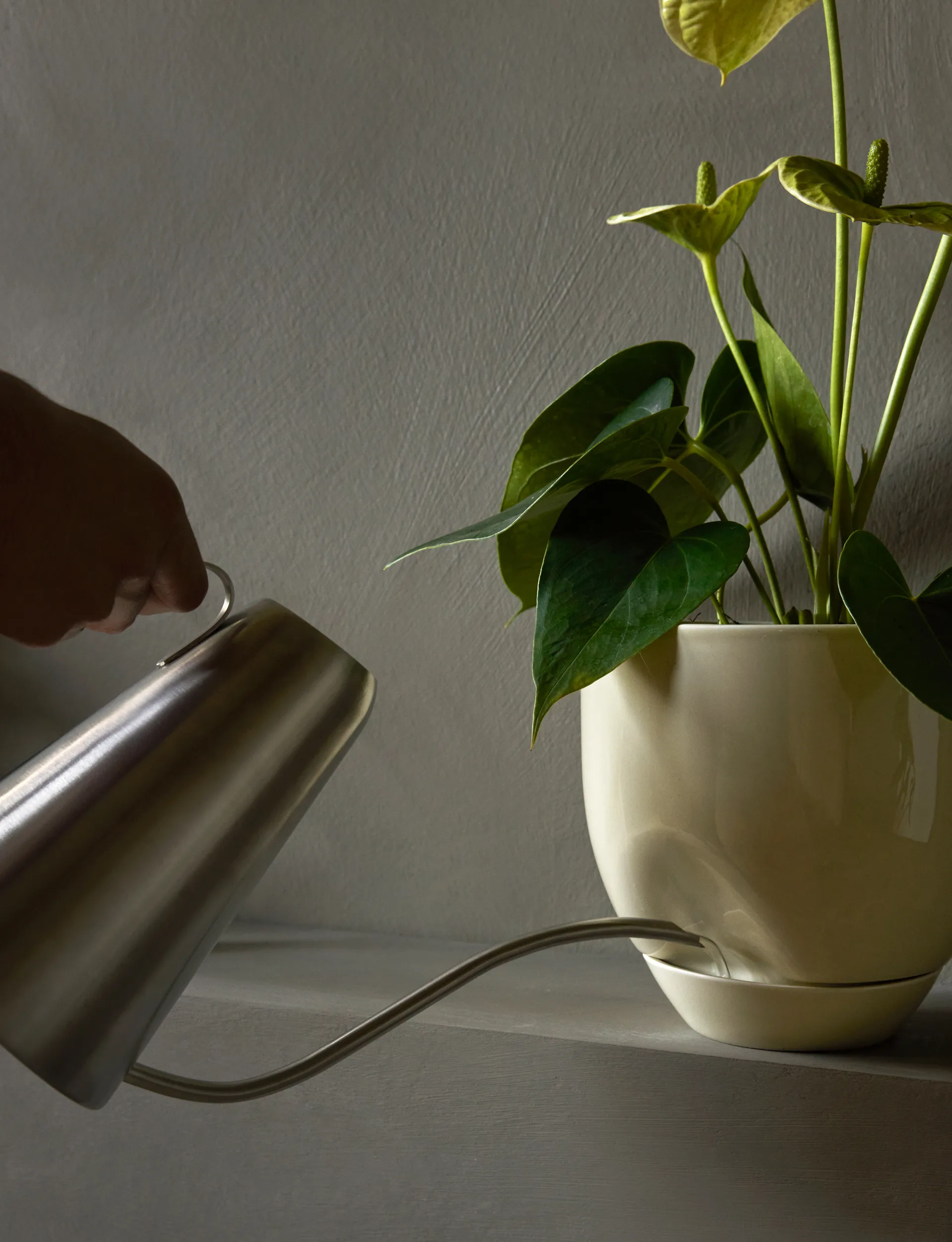 Hydrous 花盆  Ø20 cm, 灰白色 Audo Copenhagen