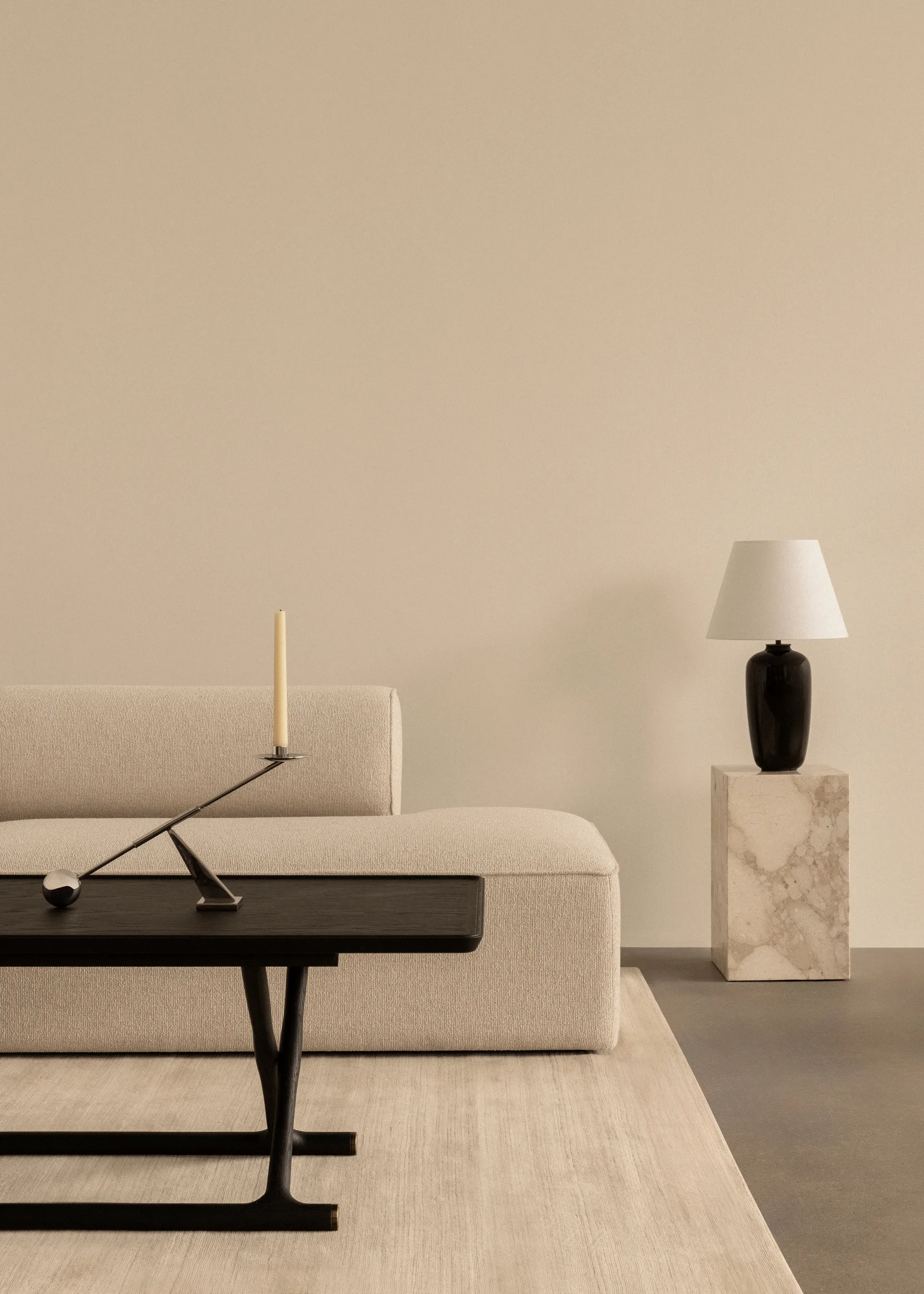 Interconnect 烛台42,5cm, 不锈钢色 Audo Copenhagen