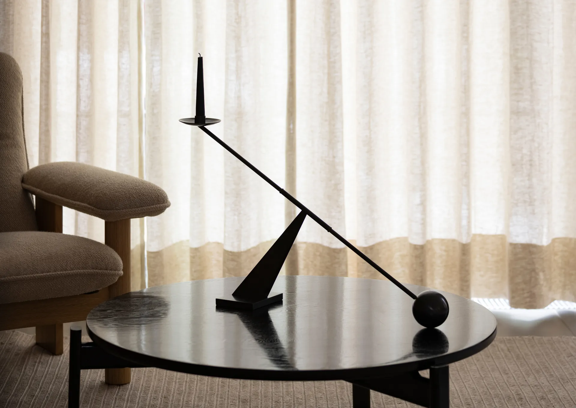 Interconnect 烛台70cm, 黑色 Audo Copenhagen