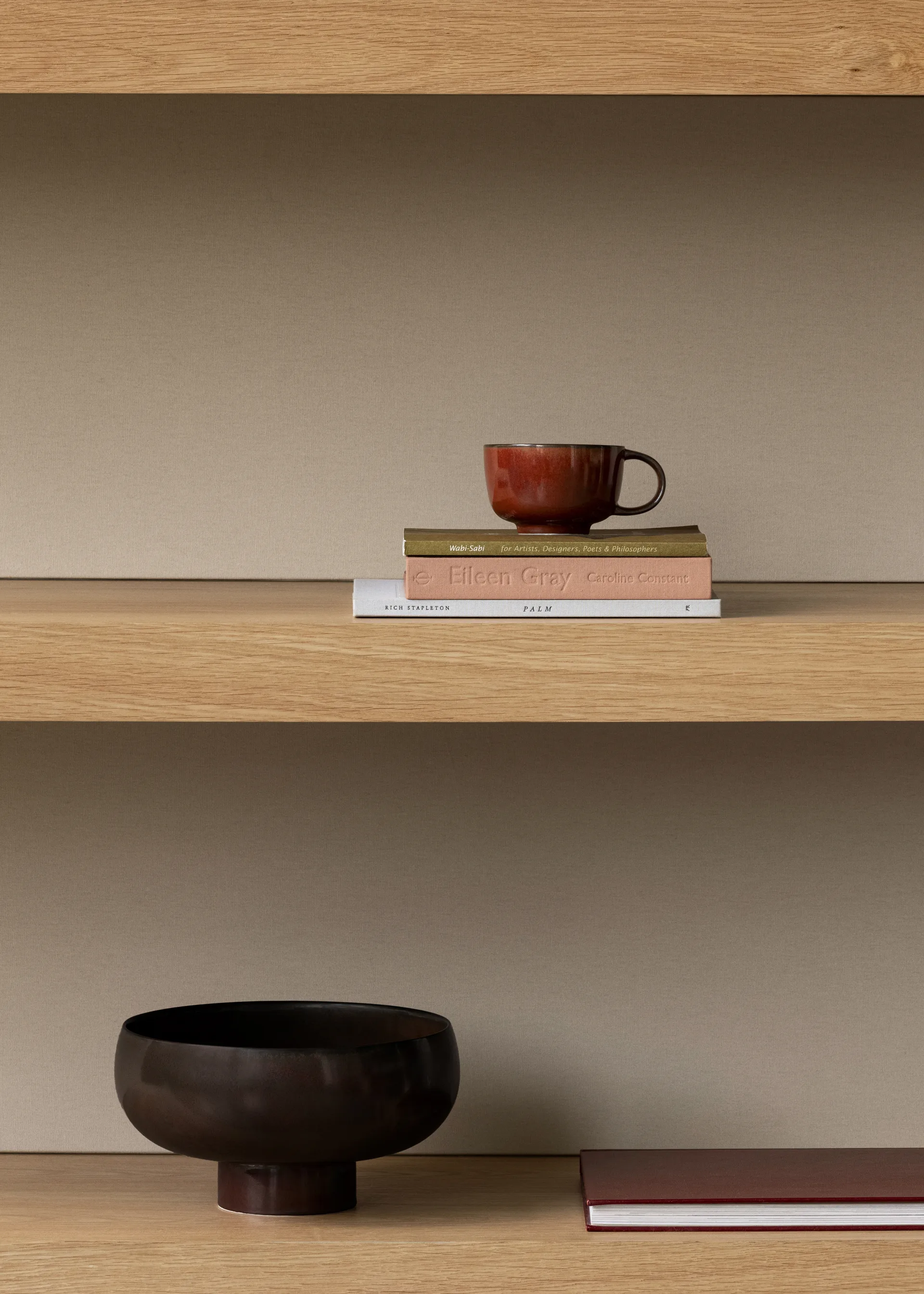 New Norm 带把手陶瓷杯子 25 cl 两件套装, 红釉 Audo Copenhagen