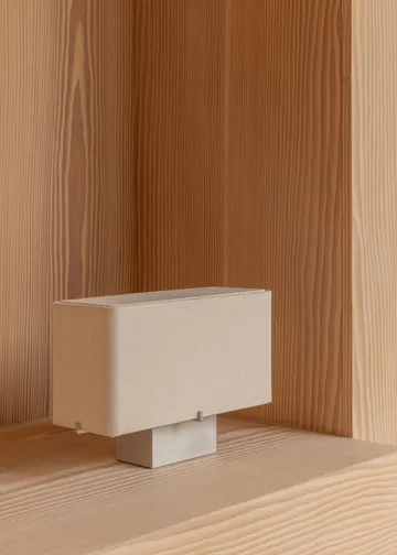 Nonna 台灯 24 cm - Brushed aluminium-沙色 - Audo Copenhagen